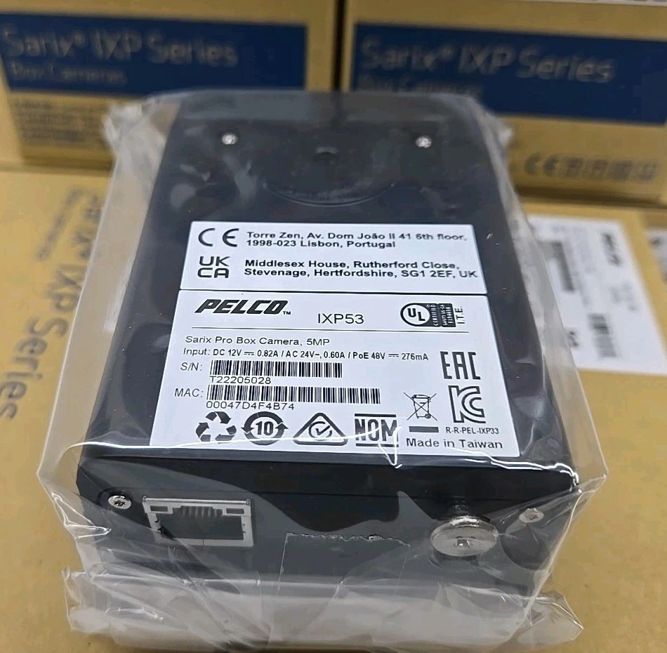 Cámara profesional Pelco Sarix IXP53 5 MP, MJPEG (sin lente) Foto 2 de 4
