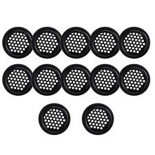 40 Pcs Vent Cover Flat Vents Round Ventilation Device Hole Soffit Vents