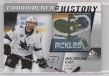 2021 Upper Deck SP Game Used Embroidered in History Marc-Edouard Vlasic #11 um0