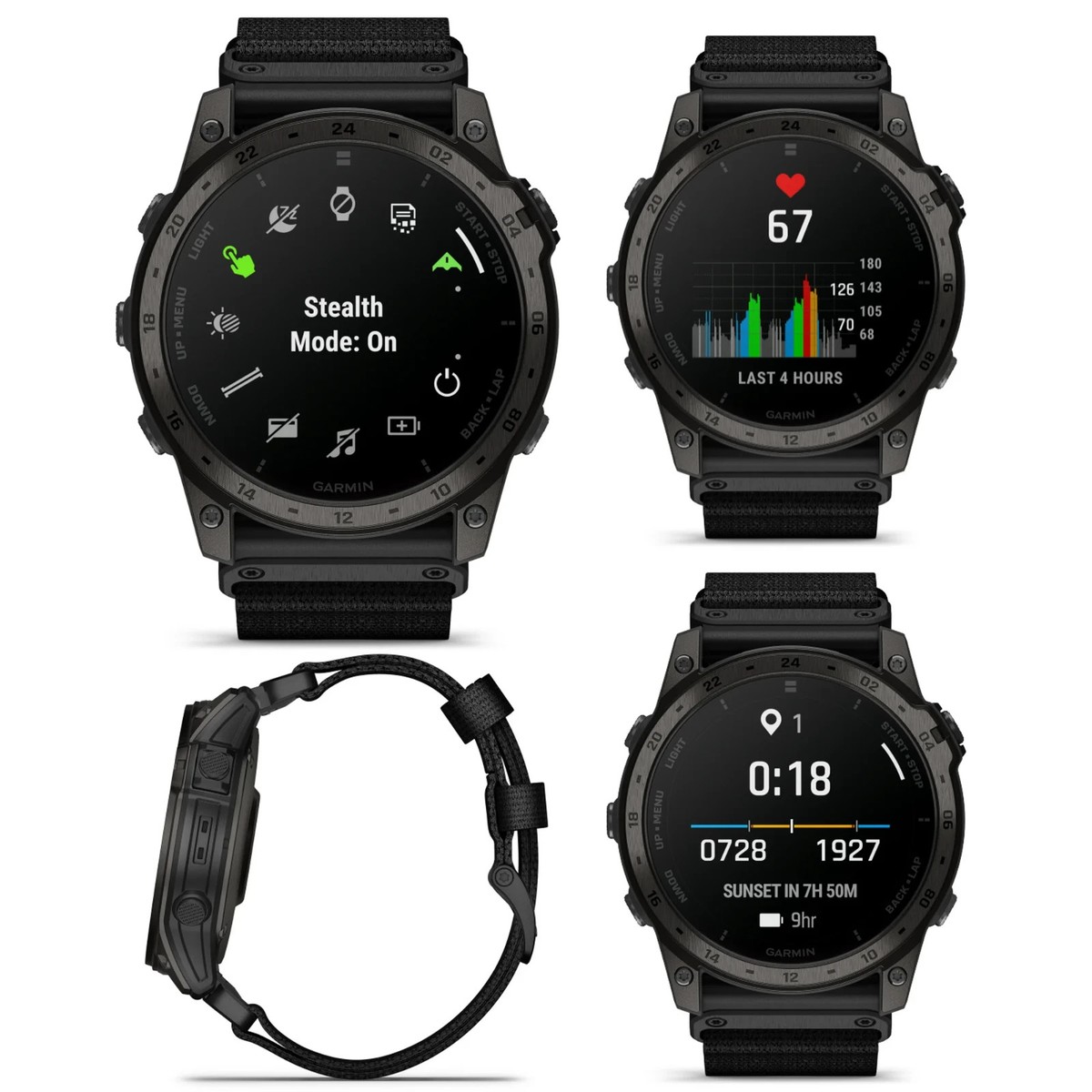 Garmin Tactix 7 AMOLED Edition Smartwatch - Black (010-02931