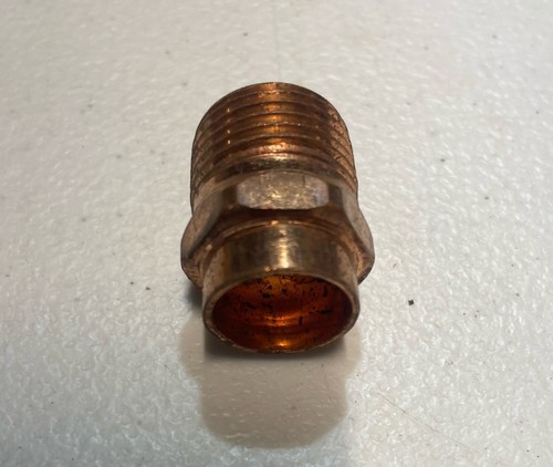 Lot of 11 quantity- 1/2' Male Adapter Sweat copper fittings