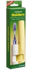 Coghlan's Toothbrush Protective Holders Set 2 Tube Cover Travel Sanitary NEW