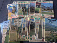 Cricketer International Quarterly Various Editions 1970s, 1980s, 1990s, 2000s