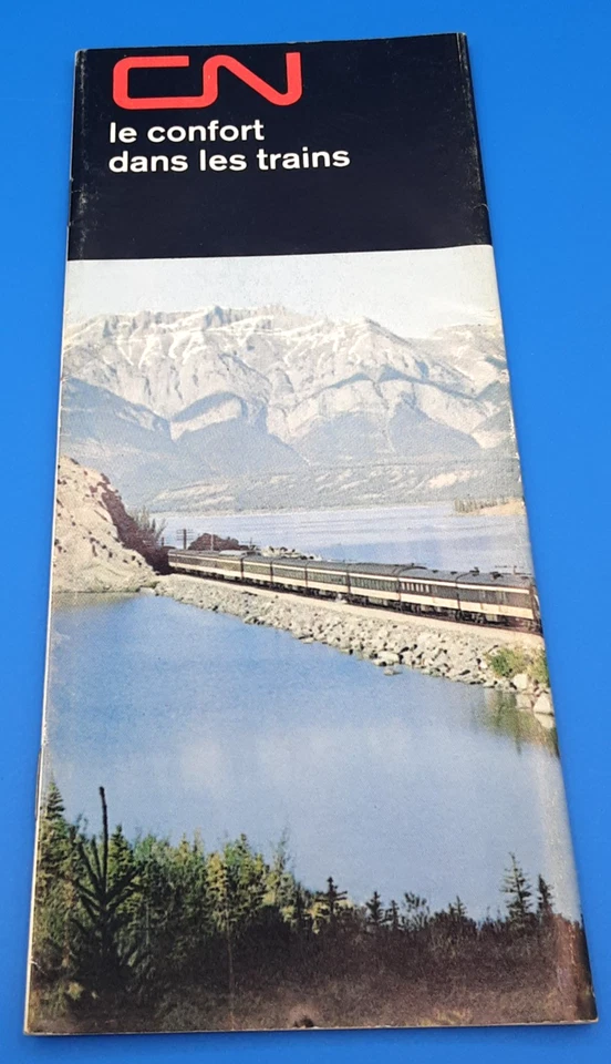 Canadian National Railway CN Accommodation Brochure Sleeping Food French English - Image 2 of 3