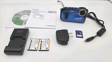Fujifilm FinePix XP60 16.4MP Waterproof Camera with USB, Power, AC 8GB Card