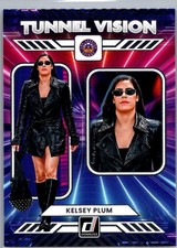 Kelsey Plum 2025 Donruss WNBA Tunnel Vision #3 Los Angeles Sparks