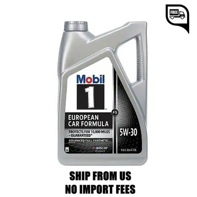 Mobil 1 European Car Formula Advanced Full Synthetic Motor Oil 5W-30, 5 Quart