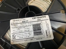 500 ft. #12 White Stranded 12 Gauge 12 AWG THHN Wire