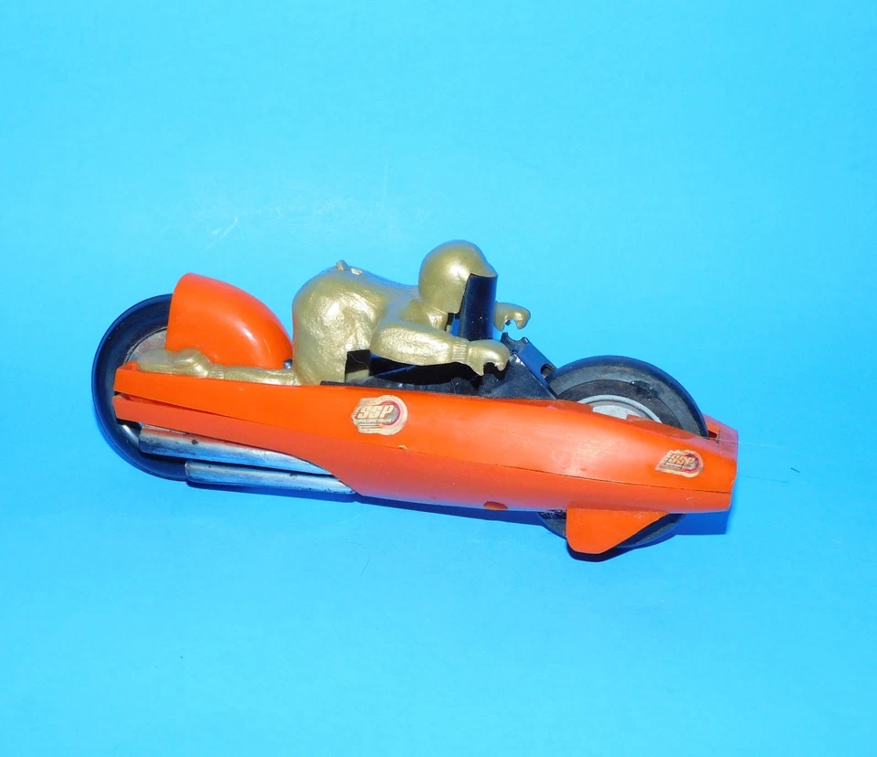 Bicicleta Kenner SSP 1970 Bonnie naranja cable rasgado bicicleta juguete pieza o reparación Foto 2 de 4