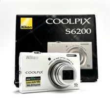 Nikon Coolpix S6200 Fotocamera Digitale Compatta 16MP Con Scatola, Caricatore