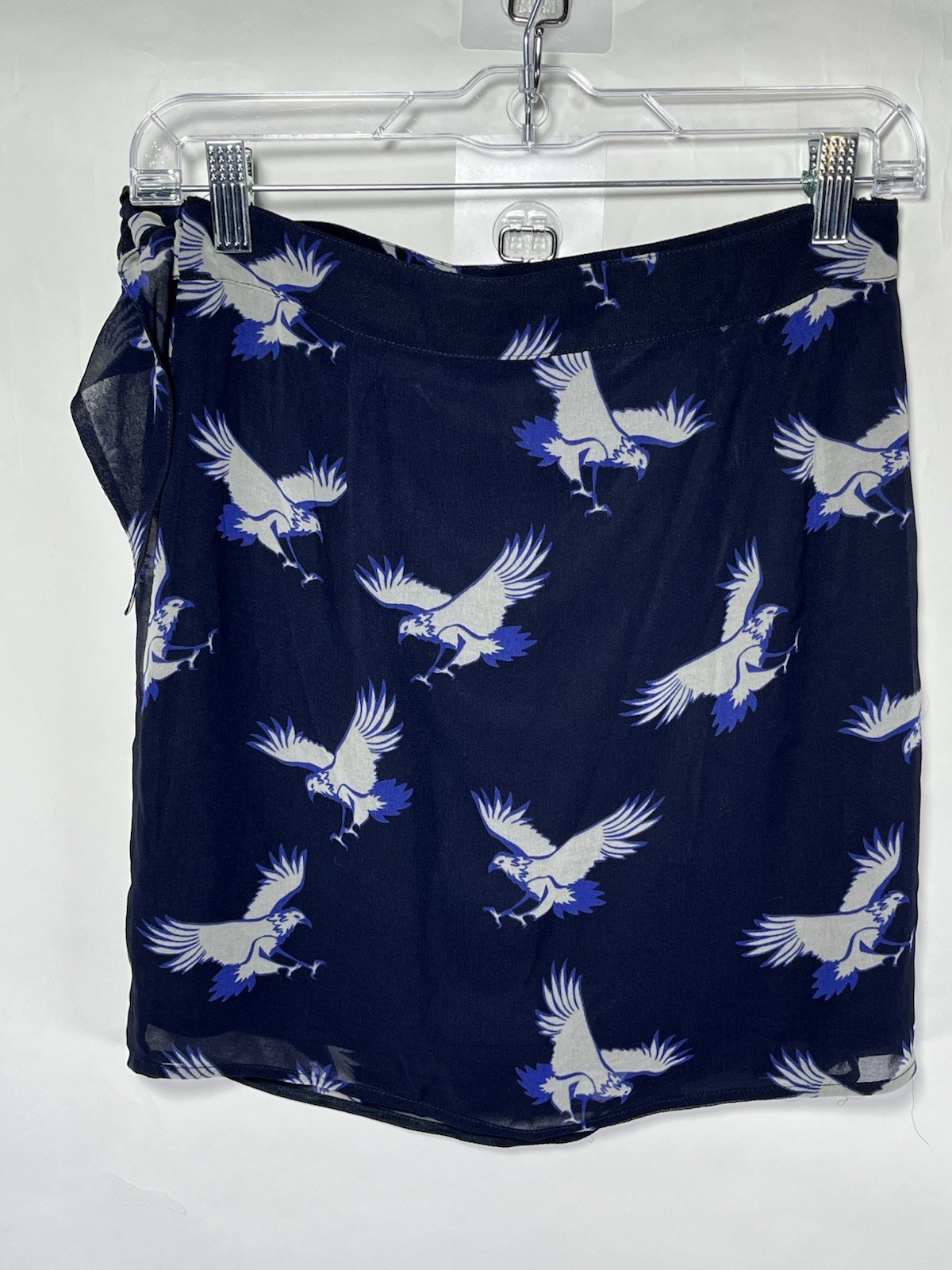 ZARA BASIC Eagle Navy Blue And white Wrapover Ski… - image 10