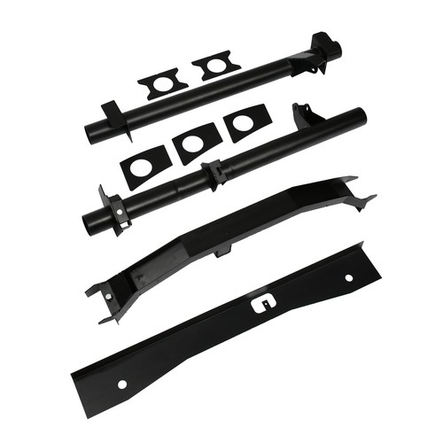 Front Rear Tank Support & Shock Crossmember For 07-14 Chevy Silverado GMC Sierra