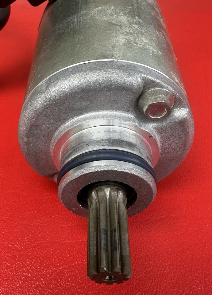 09 10 11 12 2009 2012 Kawasaki Ninja Zx6r Zx6 OEM motor arranque motor Foto 4 de 4