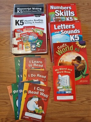 ABEKA K5 Kindergarten Curriculum SET Current Edition