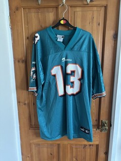 Men’s Vintage Miami Dolphins Dan Marino Wilson Jersey Size Large Rare NFL #13