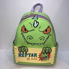 Exclusive Loungefly Rugrats Reptar Cosplay Mini Backpack - NWT