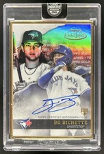 2020 Topps Gold Label Bo Bichette Framed Auto RC Rookie #GLA-BB Blue Jays