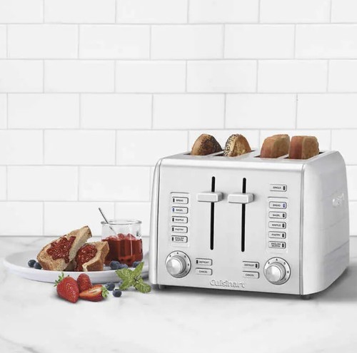 Tostadora/modelo Cuisinart Custom Select de 4 rebanadas RBT-1350PC