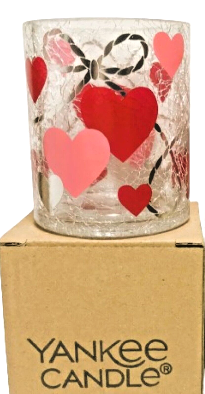 Yankee Candle VALENTINE'S DAY Tea Light or Votive Holder Hearts FREE