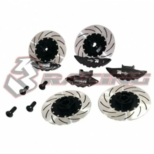 Juego de pinzas y discos de freno de aluminio 3RACING SAK-D4842 para coche D4 AWD RWD DRIFT RC 1/0 Foto 4 de 4