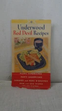 Vintage Underwood RED DEVIL RECIPES Booklet.