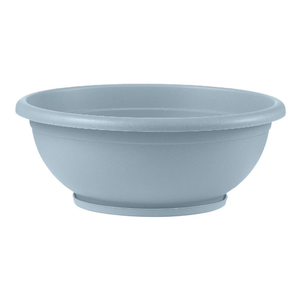 Ciotola Vaso In Plastica Con Riserva D'Acqua – Decomadeinitaly, 20x12 Cm, Colore Cotto, Made In Italy