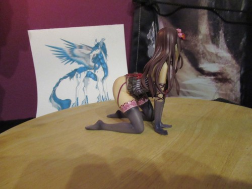 Sexy Anime Figur in Dessous, 12 cm hoch, auch von hinten ein schöner Anblick - Bild 4 von 6