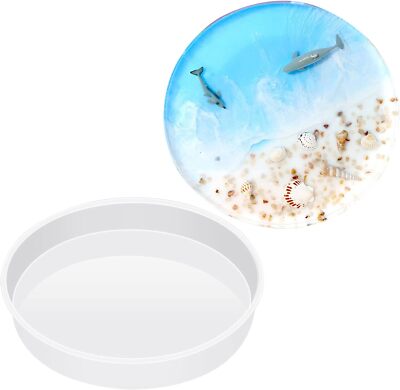 Large Resin Molds 14 Inch Round Silicone for Table, Stool, Epoxy... 
