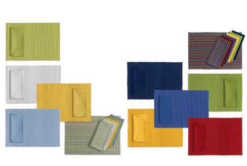 DII Solid Napkin Set Collection 20x20 Nautical Blue 6 Piece - Picture 10 of 12