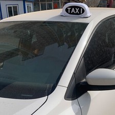 Taxi Dome Light White Led Taxi Top Light 12v With Magnetic Base 3m Plug Wire