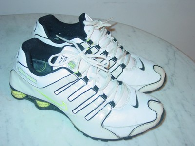 neon green nike shox