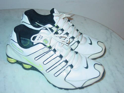 2009 Mens Nike Shox NZ SL White/Black/Neon Green Running Shoes Size 11.5  $160.00 | eBay