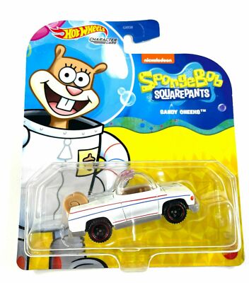 2020 Hot Wheels Character Cars Sponge Bob Square Pants  Sandy Cheeks New 