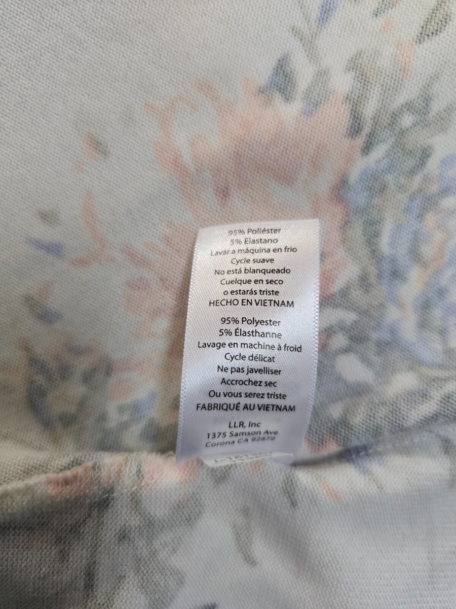 Lularoe  Swing Cardigan Duster Open Front Pockets White Floral  **EUC**2XL View 6
