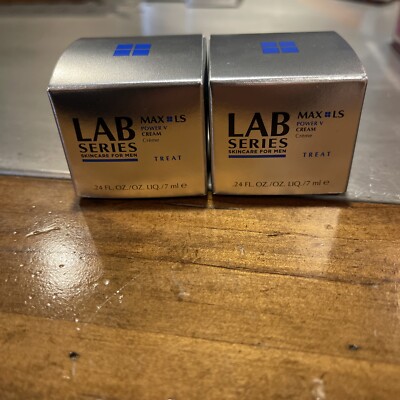 Lot Of 2 Lab Series Skincare For Men Max LS Power V Cream ~ Treat - 0.24oz/ 7ml