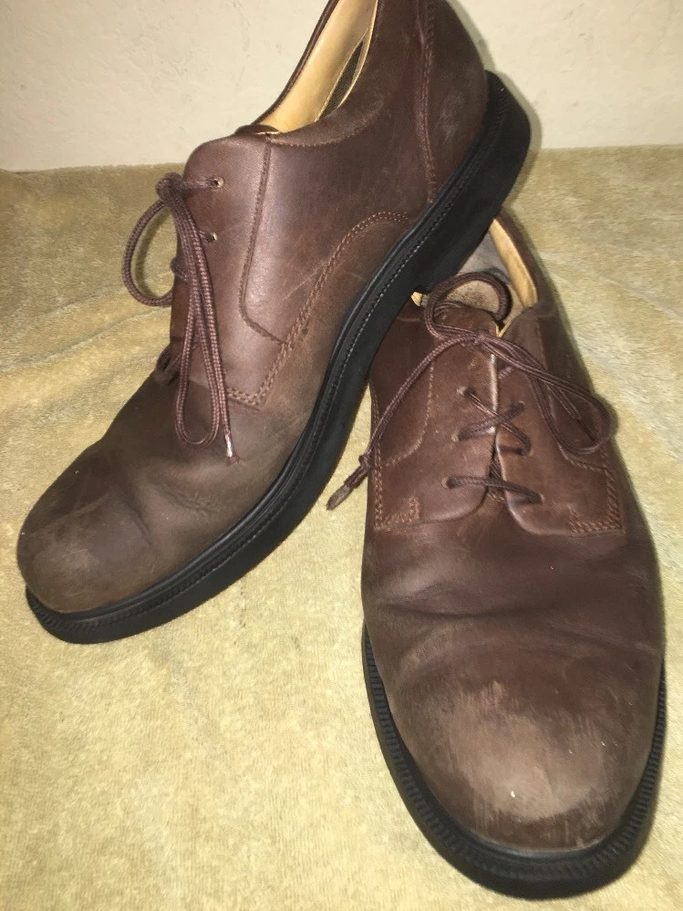 Scarpe impermeabili Timberland in pelle marrone taglia 11 M SPEDIZIONE GRATUITA