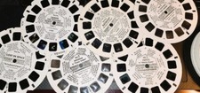 LOT Viewmaster Reels - Disney, Superman, Batman, Tarzan, 20000 Leagues, Scenic.