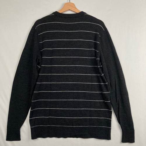 Smartwool Sweater Medium Black 100% Merino Wool Casual Preppy Base Outdoors Mens - Picture 8 of 10