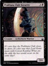 Prakhata Club Security Battlebond Magic_the_gathering Lightly played