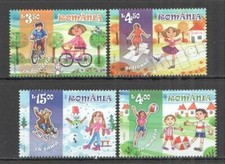 Romania 2017 - Childhood Games - Set of 4 - MNH