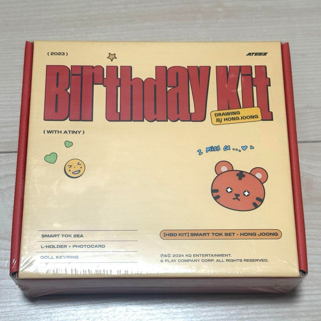 ATEEZ 2023 HAPPY BIRTHDAY KIT SMART TOK SET HONG JOONG New Japan