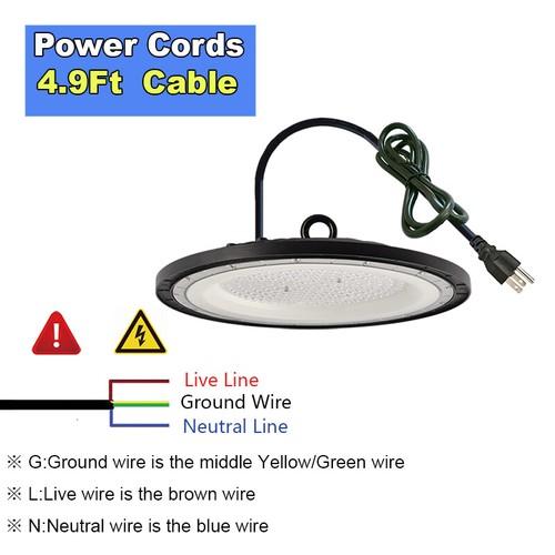 10 Pack 20000 Lumen High Bay Lights Industrial Factory Warehouse Shop Commercial - Picture 6 of 11