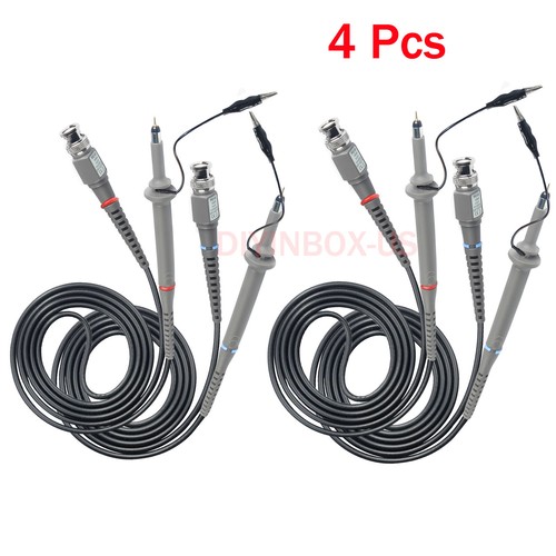 4x 100MHz Oscilloscope Scope analyzer Clip Probe test leads kit for HP Tektronix - Afbeelding 1 van 24