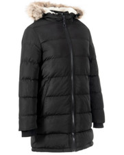 Soulcal&co Ll 2 Zip Bubble Jacket Coat Womens Black Size Uk 10 #ref140