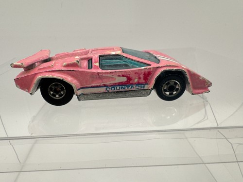 Hot wheels Lamborghini Countach Color Racer Exclusive Pink Loose 1987 Used - Picture 2 of 11