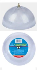 Westinghouse LAMP SHADE 8" Clip-On White Acrylic Prismatic Dome 1 pk 4" H 81493