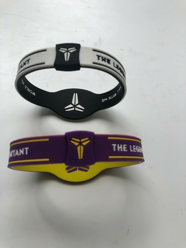 KOBE BRYANT Basketball Star Head Bracelet Silicone Rubber Sports Wristband - Picture 3 of 5