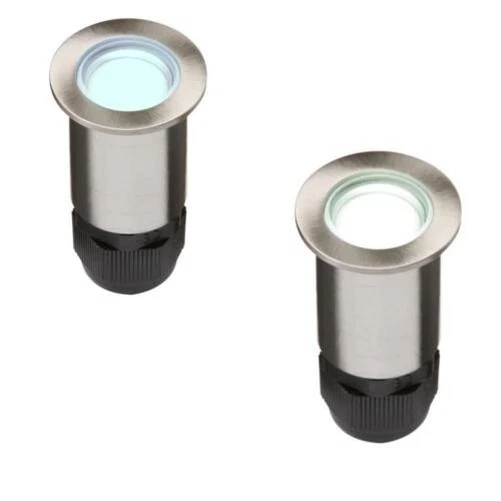 LED Decking Light IP67 Ground Fitting Stainless Steel 4 x 0.5W led