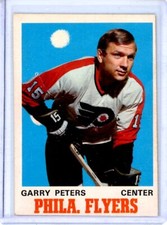 1970-71 O-Pee-Chee #196 Garry Peters - Philadelphia Flyers - SET BREAK