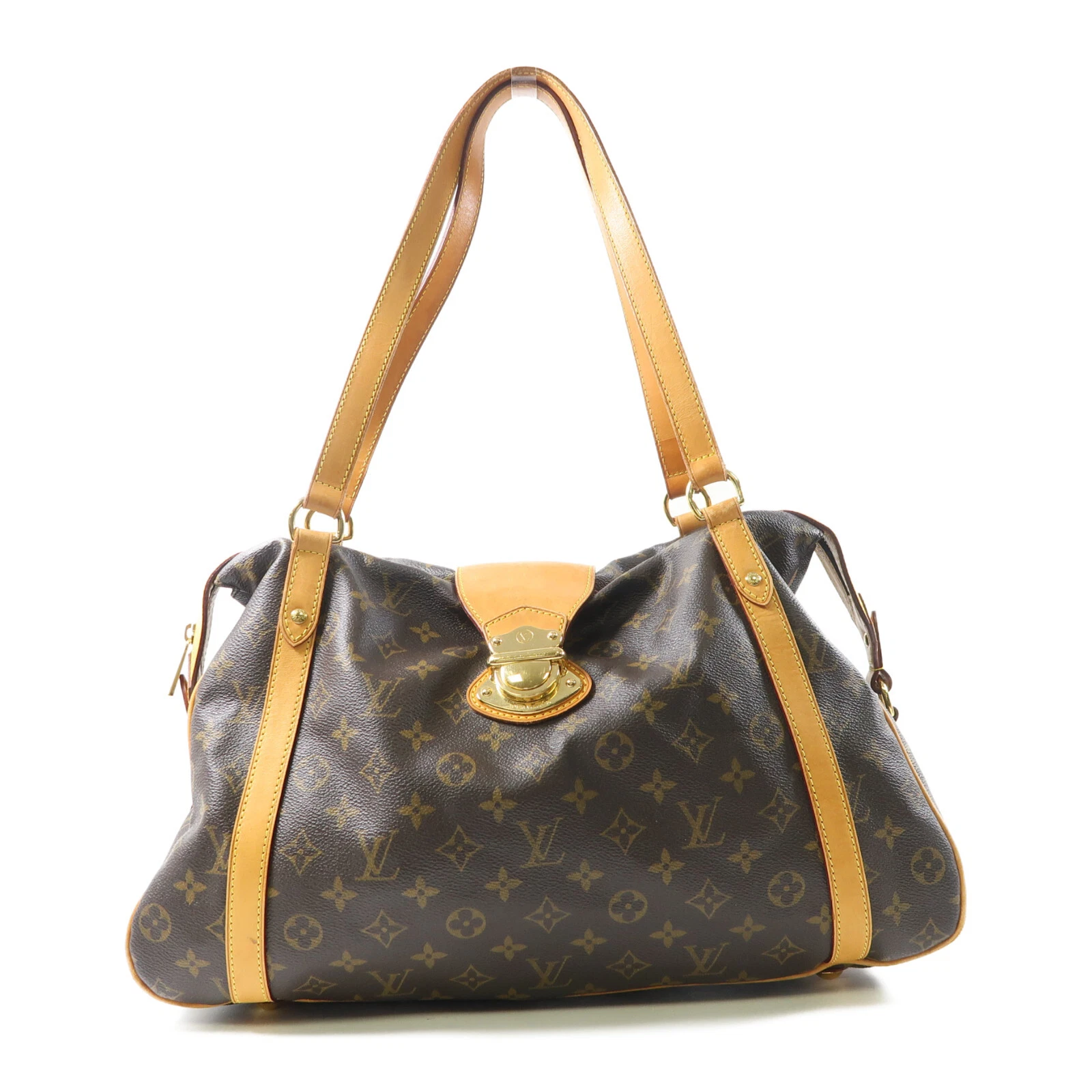 LOUIS VUITTON（LV） Borsa a tracolla Louis Vuitton LV GHW Stresa GM M61188 Monogram Marrone